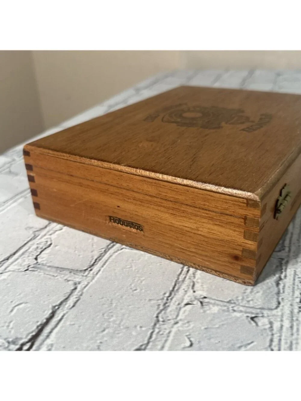 Empty Wooden Cigar Box Punch Grand Cru Robustos 9” x 6 1/4” x 2 1/4”
